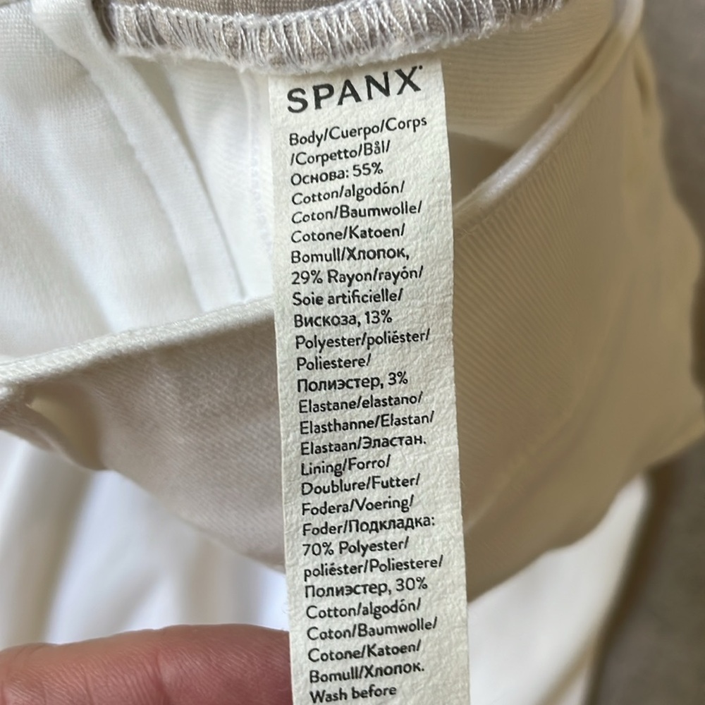 SPANX Ivory Ankle-Length Trousers - Picture 11 of 15
